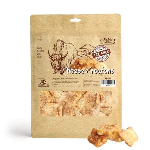 [34% OFF] Absolute Bites Cheese Croutons Dog Chew 280g