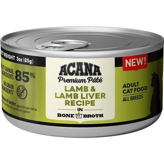 Acana Cat Grain Free Pate Can Food Lamb & Lamb Liver