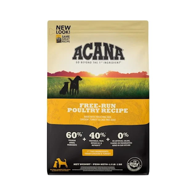 Acana Wholesome Grains Free-Run Poultry Recipe Dry Dog Food