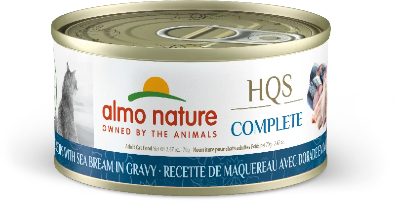 Almo Nature Complete Mackerel & Sea Bream Canned Cat Food