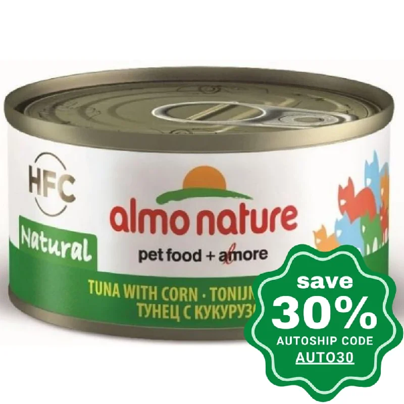 Almo Nature - Wet Food for Cats - HFC Natural - Tuna with Corn - 70G (min. 24 cans)