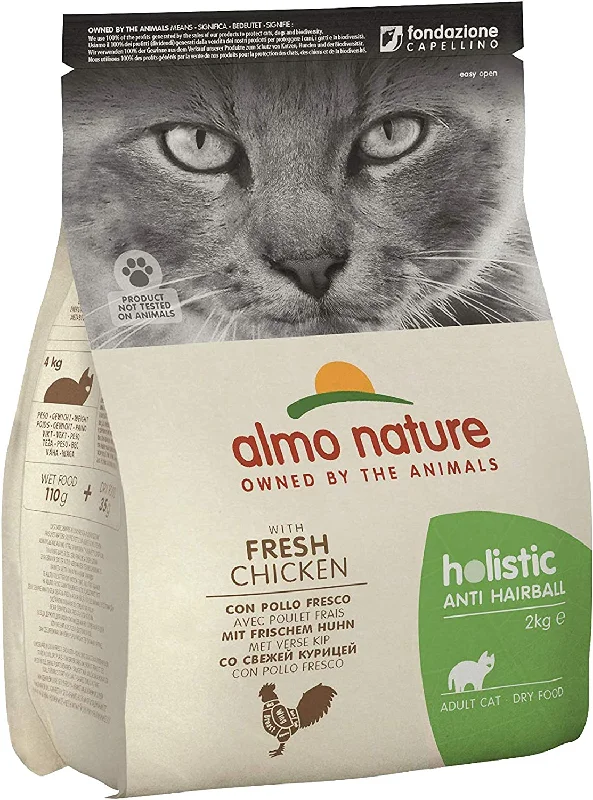 Almo Nature Holistic Anti Hairball - Adult Cat Food - Fresh Chicken - 2kg