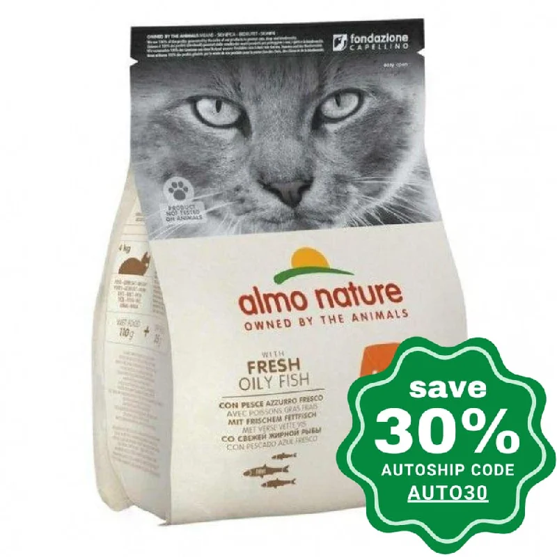 Almo Nature - Dry Food for Cats - Holistic Maintenance- Oily Fish - 2KG (min. 3 Packs)