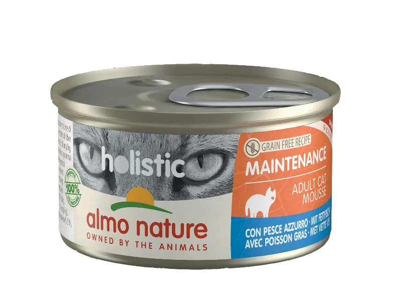 Almo Nature Holistic Maintenance Wet Cat Food in Can - Oily Fish - 85g