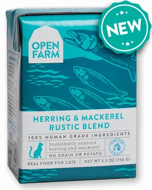 OPEN FARM Grain-Free Herring & Mackerel Rustic Blend for Cats