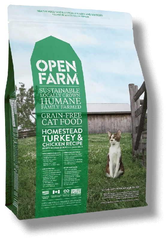 OPEN FARM Grain-Free Homestead Turkey & Chicken Recipe for Cats