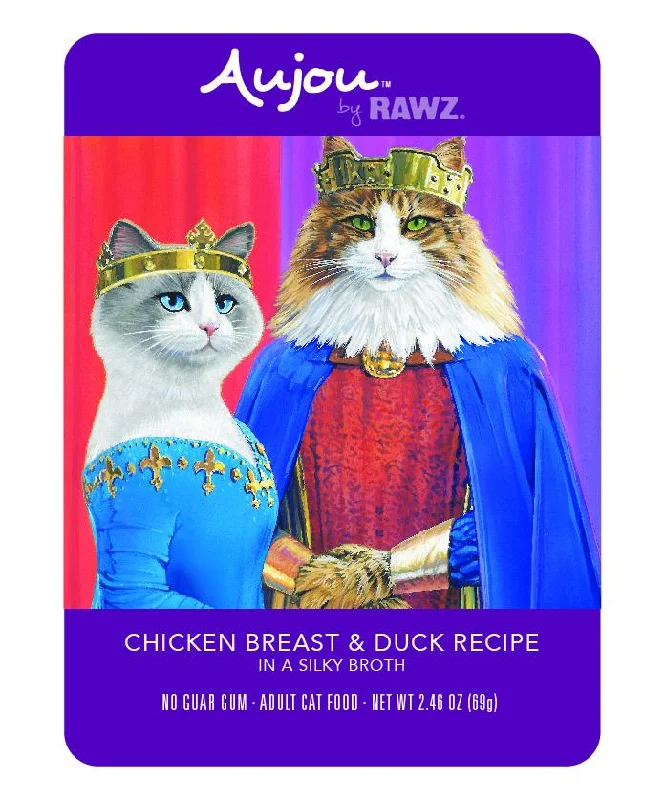 RAWZ Aujou Chicken Breast & Duck Cat Food 8 / 2.46 oz