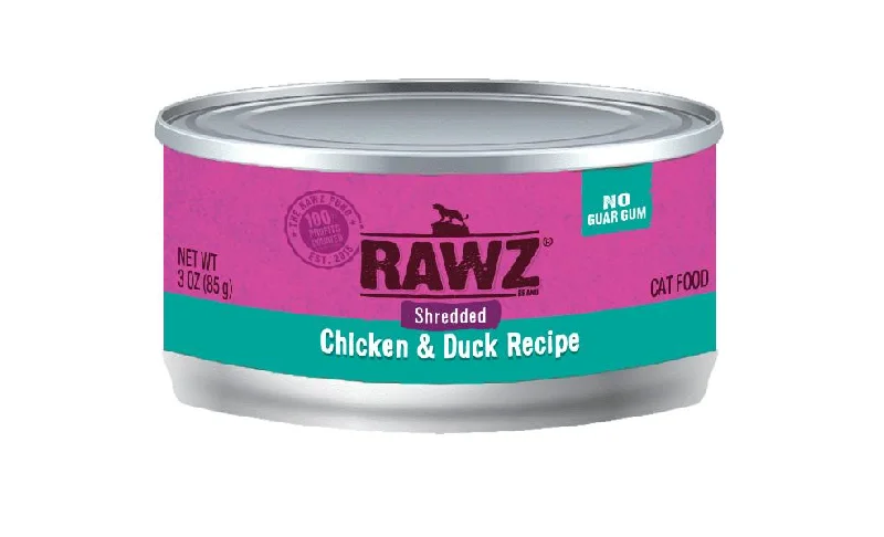 RAWZ Shredded Chicken & Duck Cat Food