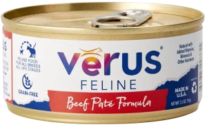 VeRUS Grain-Free Beef Pate Formula Cat Food