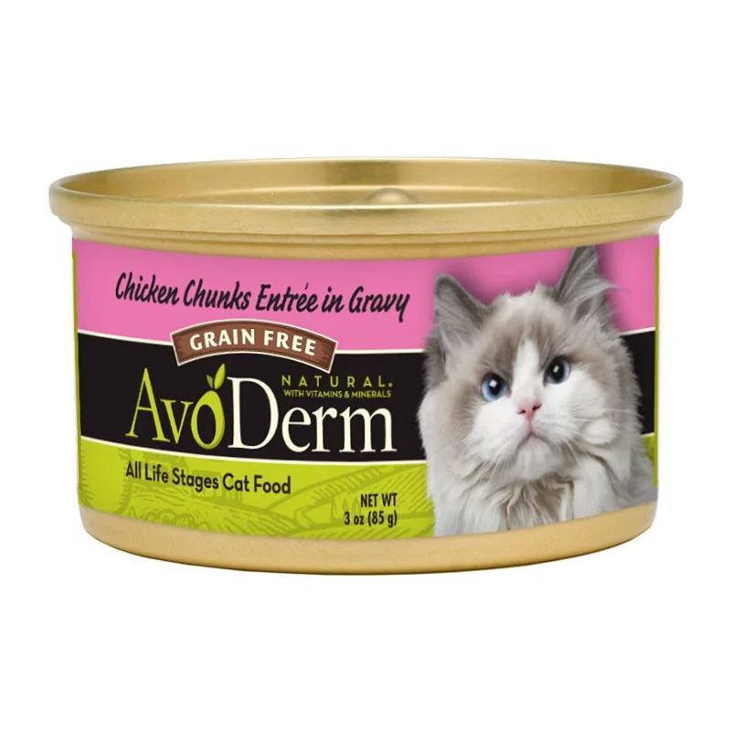 AvoDerm Natural Chicken Chunks Canned Cat Food