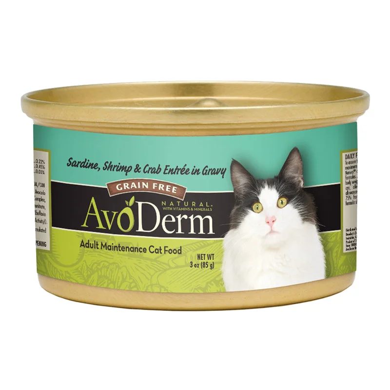 Avoderm Natural Sardine Shrimp and Crab Meat Canned Cat Food