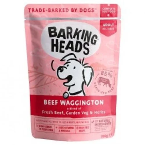 Barking Heads Beef Waggington 300g x 10