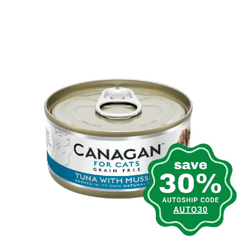 Canagan - Grain Free Canned Cat Food - Tuna with Mussels for Cats - 75G (min. 12 Cans)