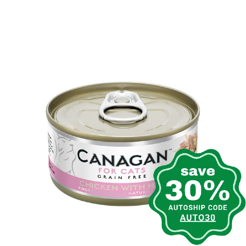 Canagan - Grain Free Canned Cat Food -  Chicken with Ham for Cats - 75G (min. 12 Cans)