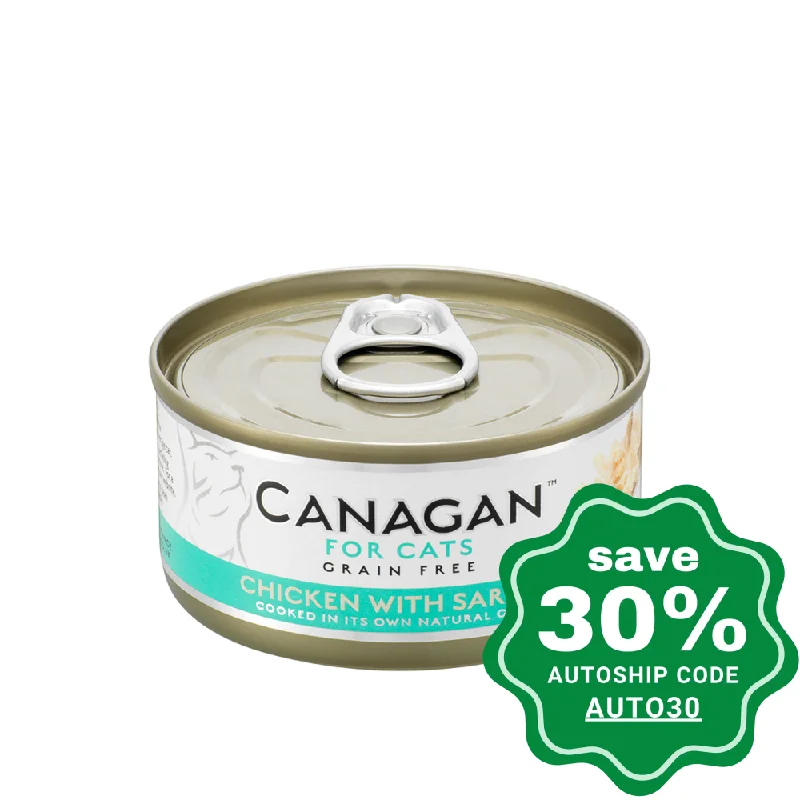 Canagan - Grain Free Canned Cat Food - Chicken with Sardine for Cats - 75G (min. 12 Cans)