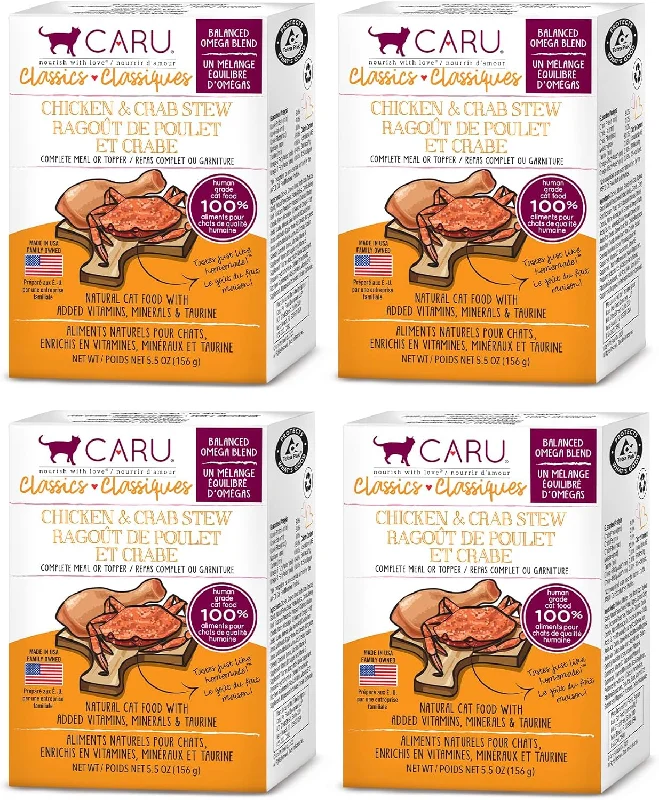 Caru Cat Grain Free Chicken & Crab Stew(5.5 OZ Box)