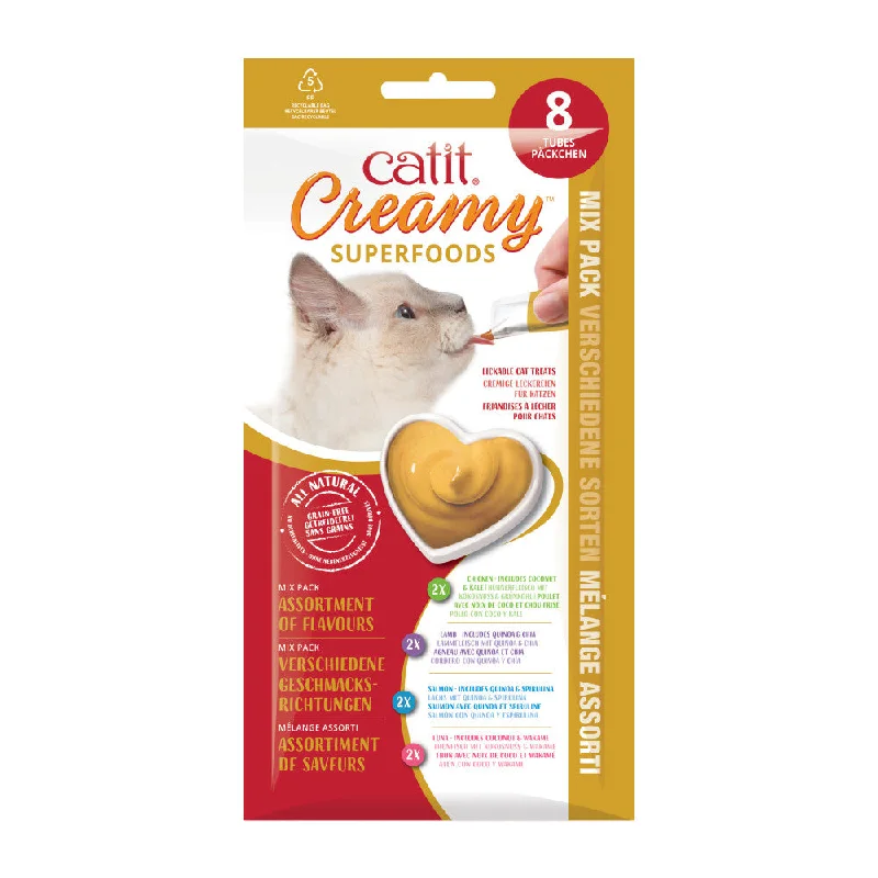 Catit Creamy Superfoods Cat Treats Variety Pack