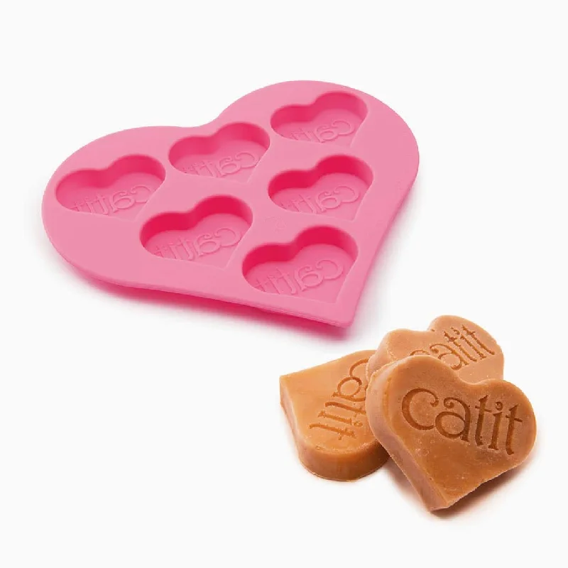 Catit Heart-Shaped Silicone Ice Tray