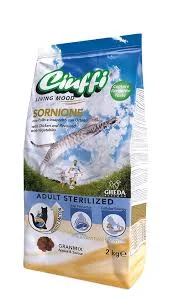 Ciuffi Living Mood Sornione Adult Sterilized with Chicken and flavoured with Vegetables Adult Cats Dry Food