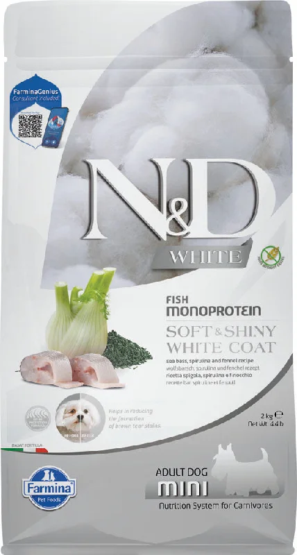 FARMINA ND White Dog Sea Bass, RiceFennel, Kelp AD Mini 2kg