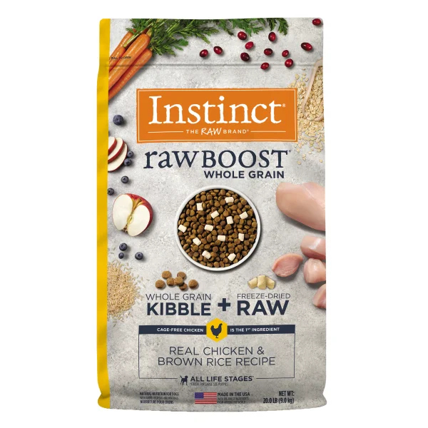 Instinct Dog Raw Boost With Grain Chicken & Brown Rice