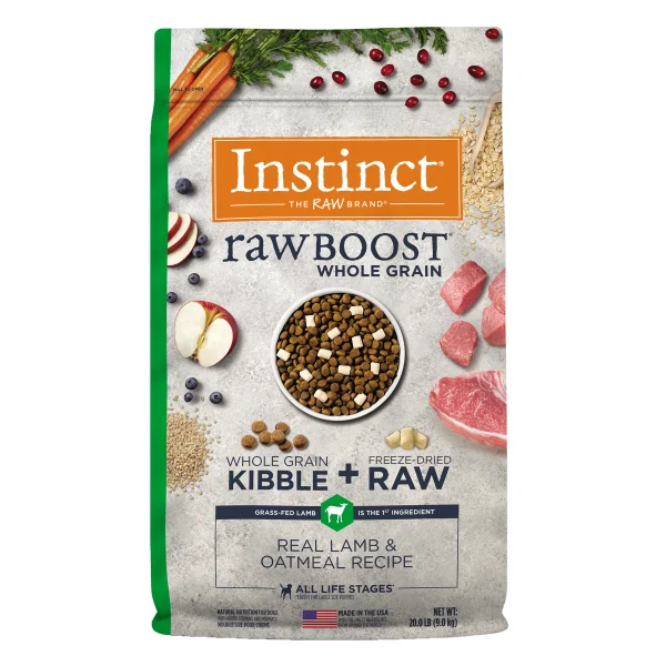 Instinct Dog Raw Boost With Grain Lamb & Oatmeal