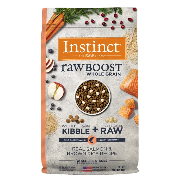 Instinct Dog Raw Boost With Grain Salmon & Brown Rice