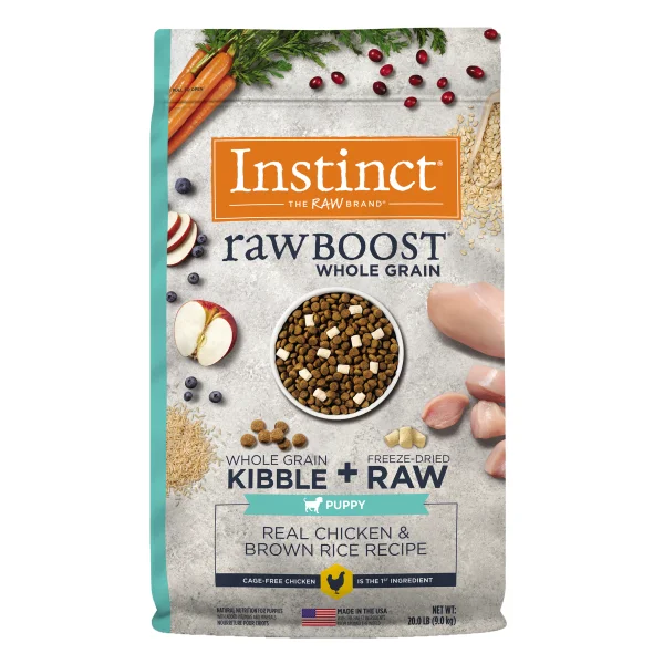 Instinct Dog Raw Boost With Grain Chicken & Brown Rice Puppy