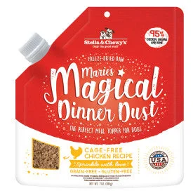 Stella & Chewy's Marie’s Magical Dinner Dust for Dogs Cage-Free Chicken Recipe - 7 Ounce Resealable Bag