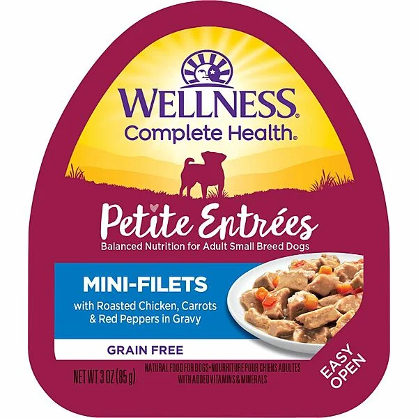 Wellness Petite Entrée Mini-Filets Chicken/Carrots/Red Pepper 3OZ