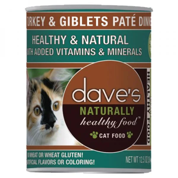 Dave's Pet Food C Can Healthy Turkey Giblet 12.5oz