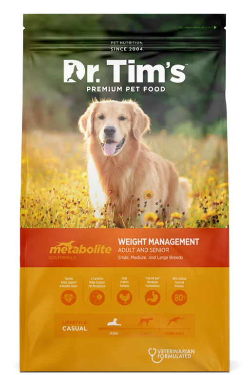 Dr. Tim's Metabolite Weight Management Formula Dry Dog Food