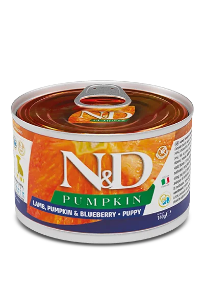 Farmina N&D Pumpkin Grain Free Dog Can Food Lamb & Blueberry Puppy