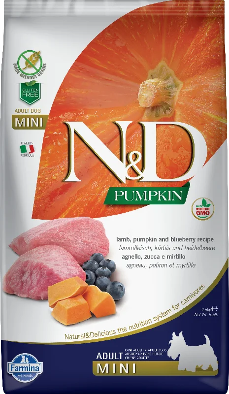 Farmina N&D Pumpkin Grain Free Dog Dry Food Lamb Mini