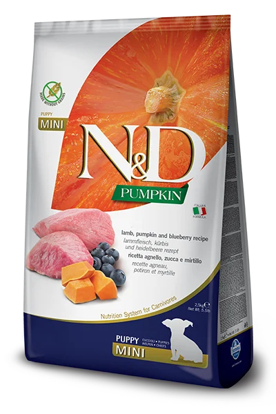 Farmina N&D Pumpkin Grain Free Dog Dry Food Lamb Puppy Mini