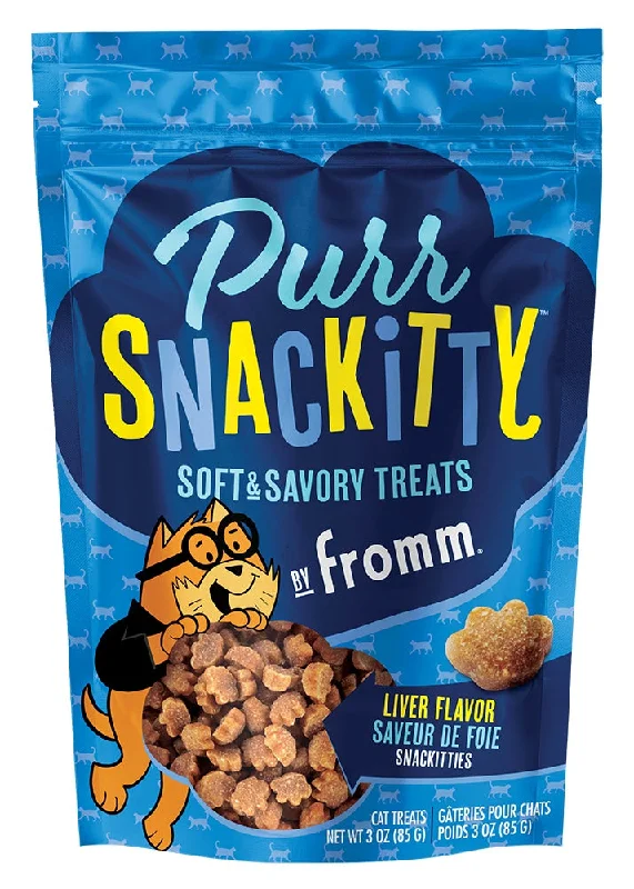 Fromm Family Pet Food Cat PurrSnackitty™ Soft & Savory Liver Flavor Cat Treats(3 OZ Bag)