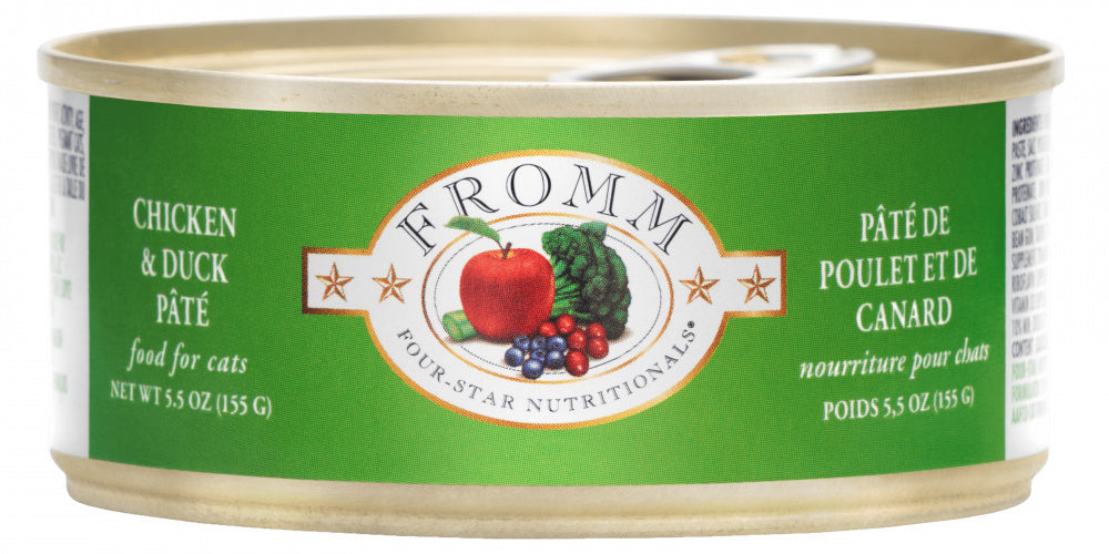 Fromm Cats Grain Free Chicken & Duck Pâté(5.5 OZ Canned)