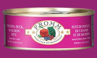 Fromm Chicken, Duck & Salmon Pate Food for Cats - 5.5 oz.