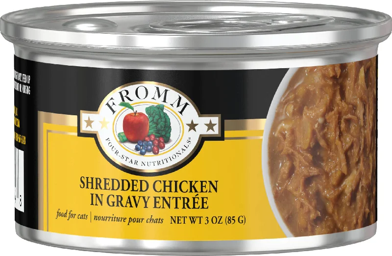 Fromm Four-Star Nutritionals Shredded Chicken in Gravy Entree Canned Cat Food