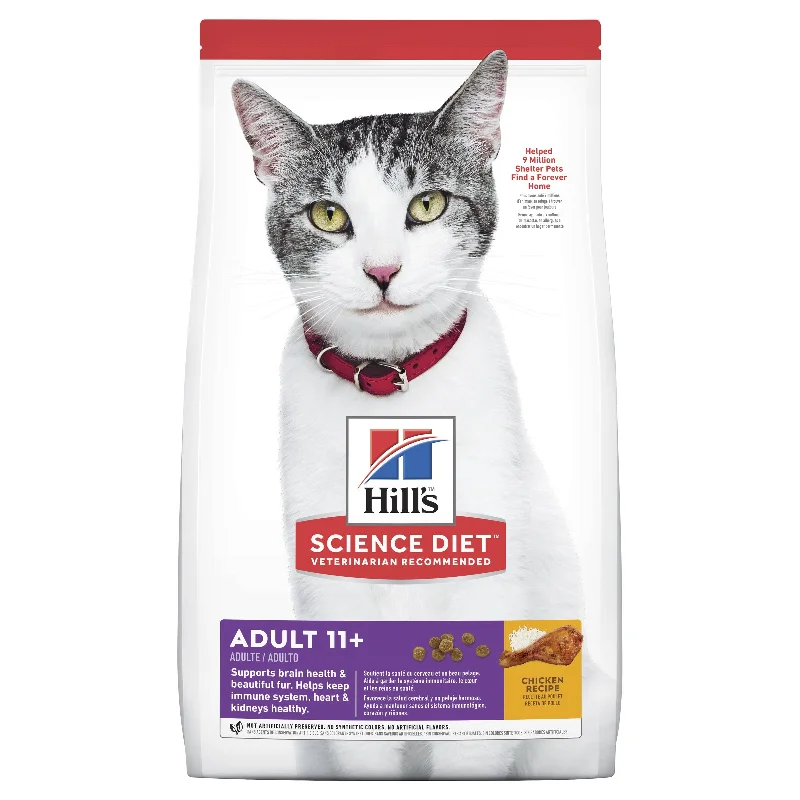 Hills Science Diet Senior Adult 11+ Dry Cat Food 3.17kg