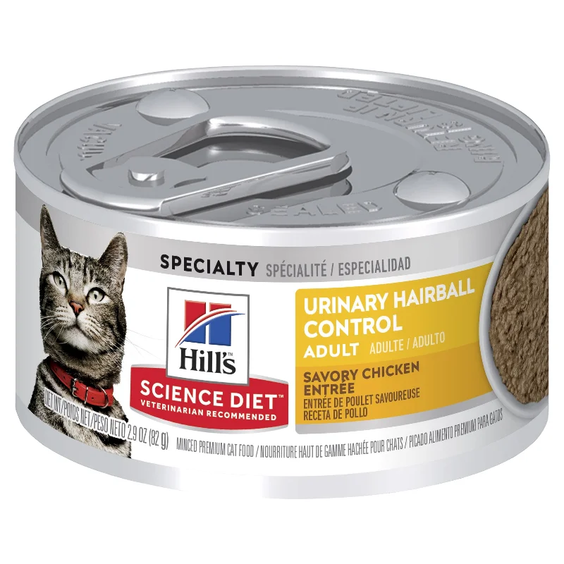 Hills Science Diet Urinary Hairball Control Adult Canned Cat Food 82g