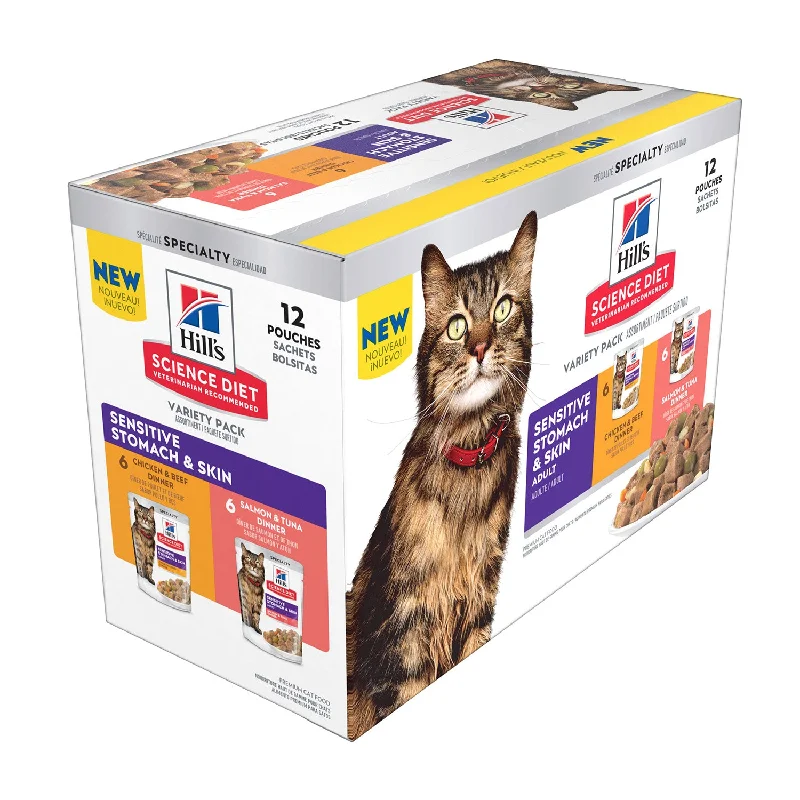 Hill's Science Diet Sensitive Stomach & Skin Variety Pack Adult Wet Cat Food