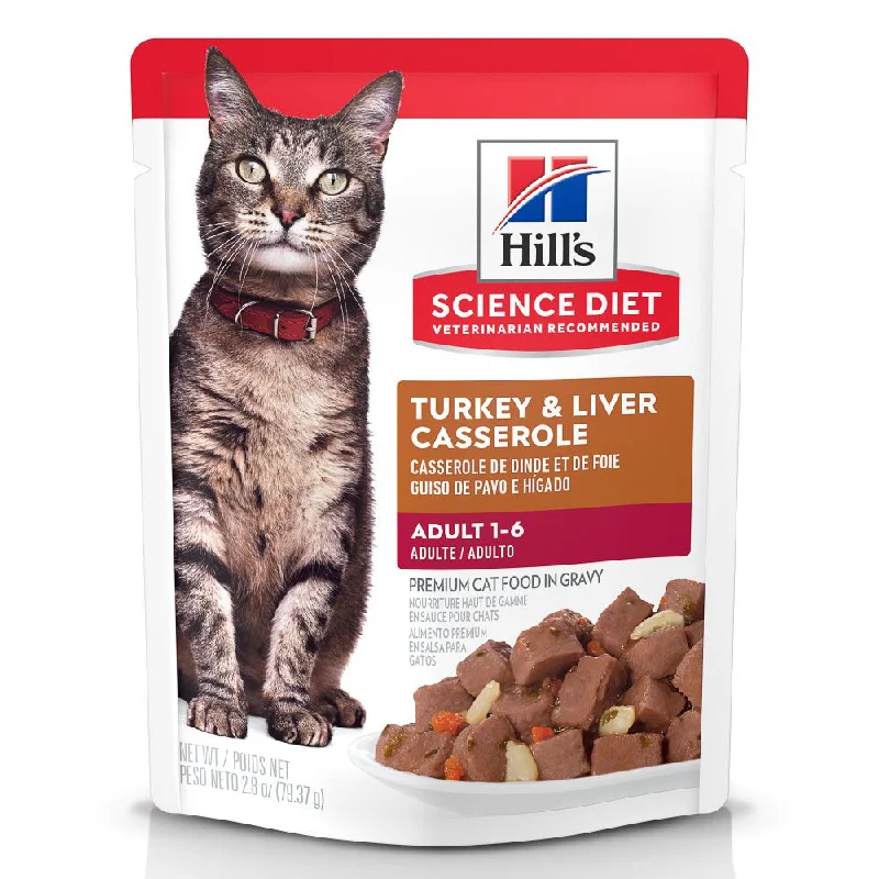 Hill's Science Diet Turkey & Liver Casserole Adult Wet Cat Food