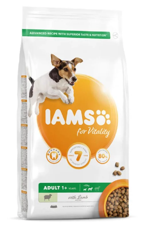 Iams Vitality Adult Small & Medium Dog With Lamb 2kg