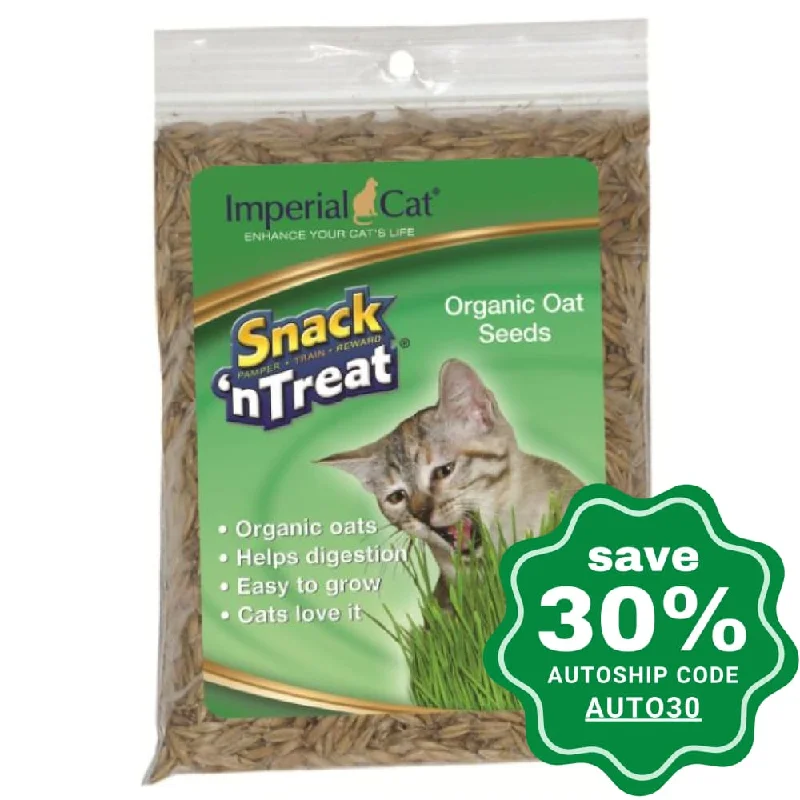 Imperial Cat - Snack 'n Treat - Organic Oat Seeds - 4OZ