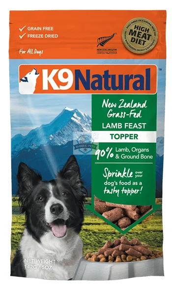 K9 Natural Freeze Dried Lamb Feast Topper