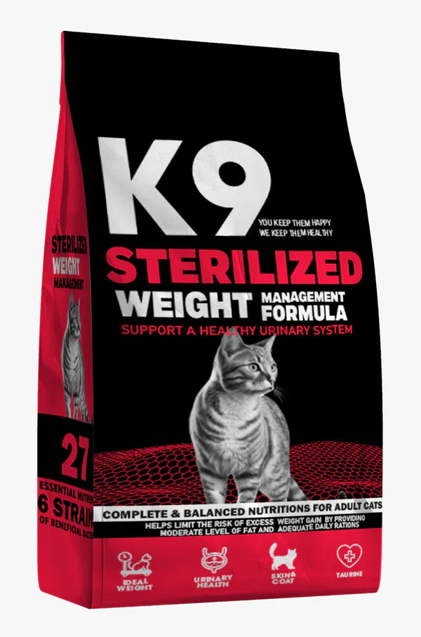 K9 Sterilised Cat Dry Food - (500G / 2KG)