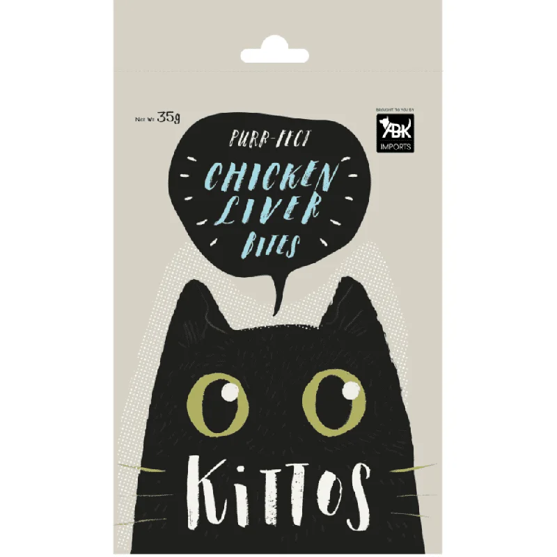 Kittos Purr Fect Chicken Liver Bites Cat Treat