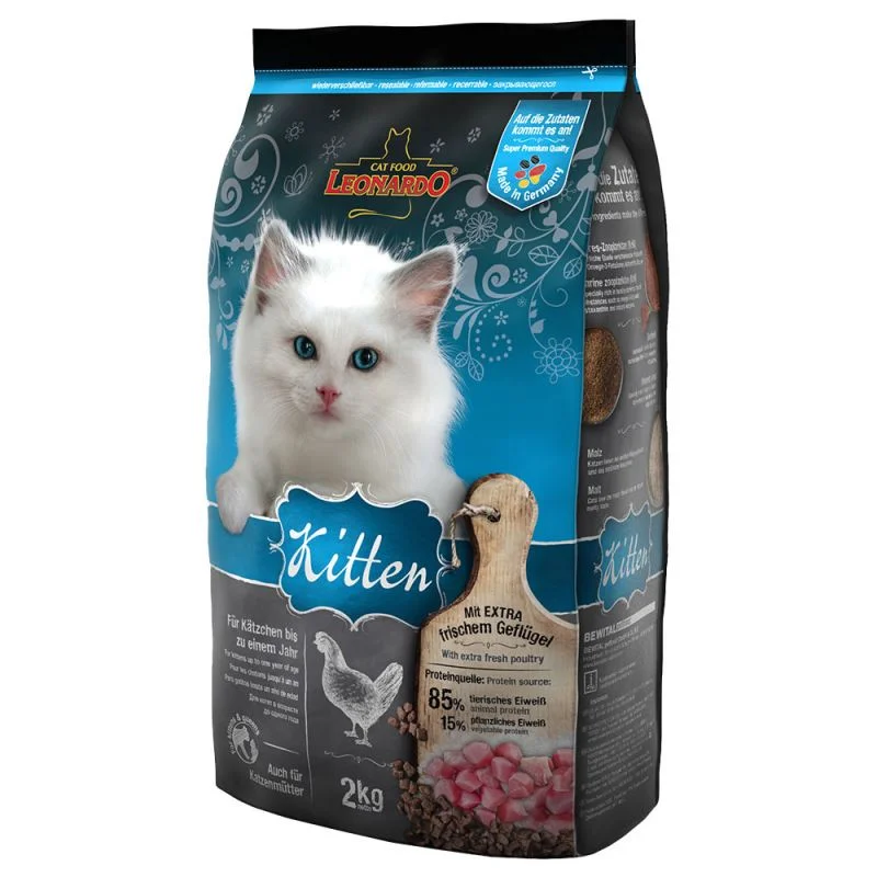 LEONARDO Cat Food Kitten With Chicken