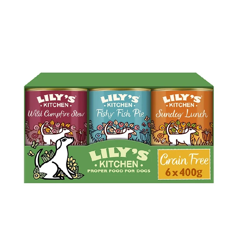 Lily's Kitchen Grain Free Tins MultiPack 6x400g